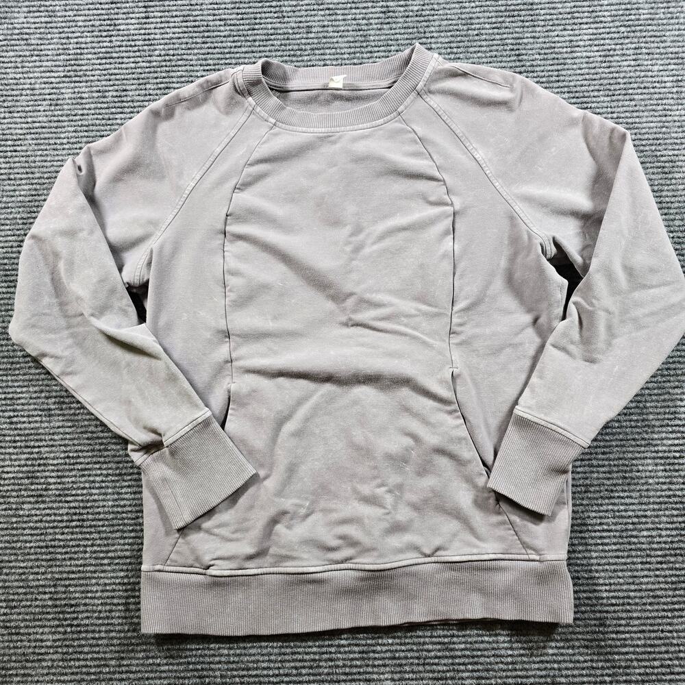 lululemon athletica Heather Gray Sweatshirt